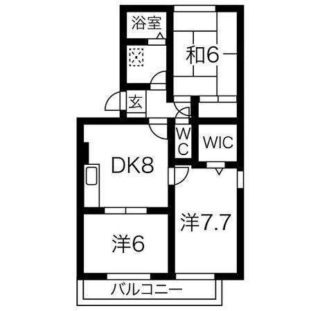 レーベンス・アルトの物件間取画像